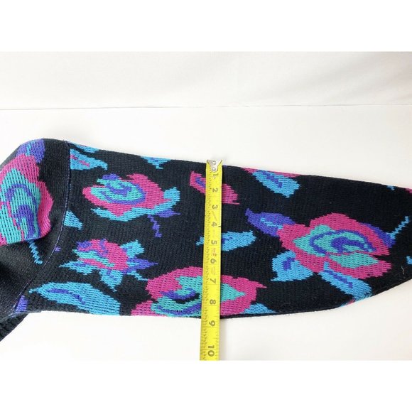 Country Craft Vintage Floral Bright Sweater M/L - Picture 6 of 11
